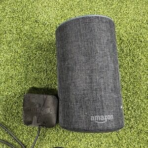 Amazon Echo Smart Speaker Alexa Voice Control Black With Power Adapter